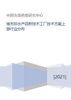 城市排水產品新技術工廠技術方案上游行業分布與技術咨詢分析